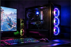 High refresh rate gaming PC setup