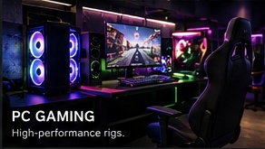 High refresh rate gaming PC setup