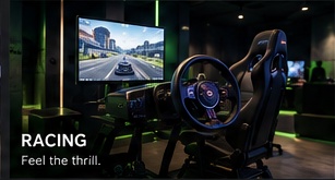 Racing simulator cockpit